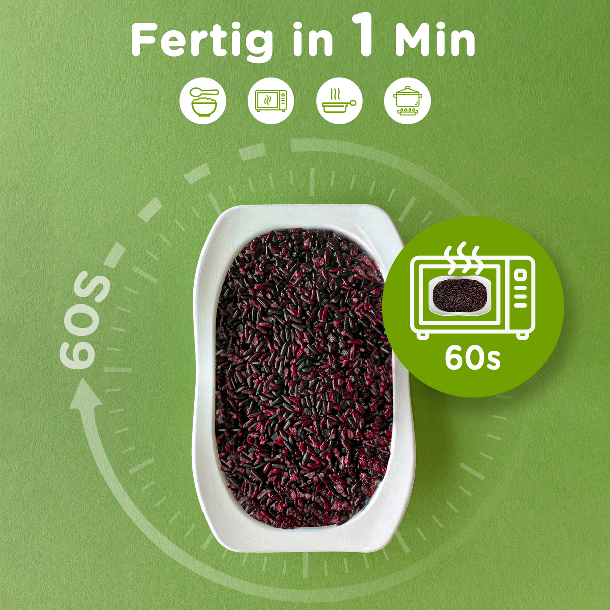 Elf-Family 170g x  6er Pack Low Carb Diät Box für 1 Woche | Reisbeerreis Konjakreis Bowl - Instant Büromittagessen - ballaststoffreiche Ernährung MHD: 07/11/2026