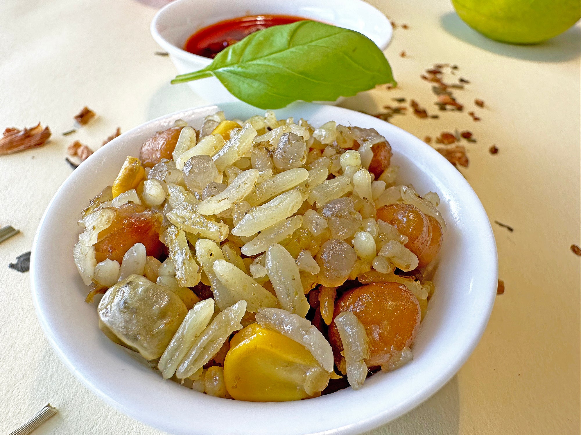 Elf-Family Reis Poke Bowl Box für 1 Woche | Thai Würziges grünes Curry Gebratener Reis von Jasminreis, Konjakreis und Gemüse