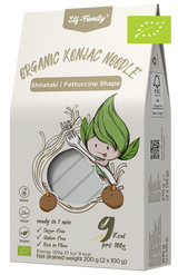 Elf-Family 270g x60er Box(120 Pack) Low Carb Diät Box Bio Pasta Fettucine Konjak Nudeln | nur 9 kcal pro 100g | Vegan, Keto, Halal, Glutenfrei MHD: 12/11/2026