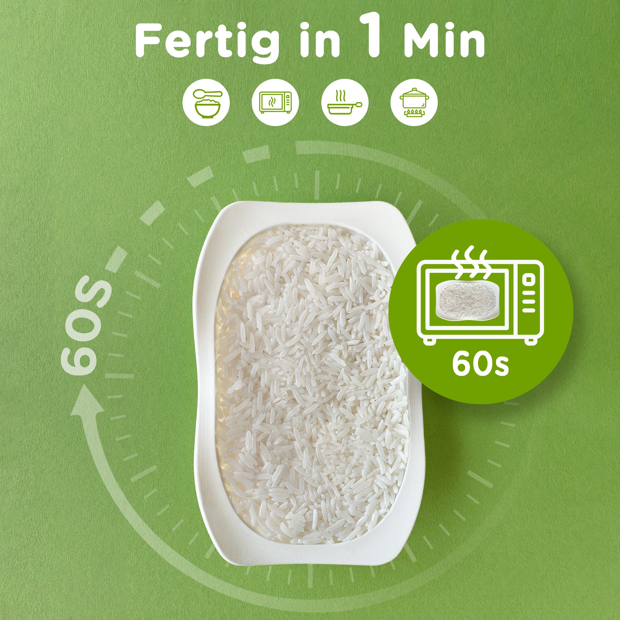 Elf-Family Superfood Diet Rice Instant Rice Bowl from Thailand - Micronutrients Ready in 1 Min - Vegan Food Rice - without carbohydrates/low calories/fat-free/sugar-free -100% natural premium jasmine rice 