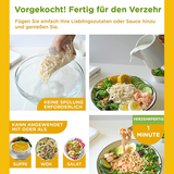 Low Carb Lebensmittel Konjak Nudeln aus Thailandia Vegan Glutenfrei-240g x1er Box(2 pack), Elf-Family Shirataki Nudeln Instant Nudeln Pasta Klassische/Keto Diet Food/Kalorienarme/Zuckerfrei -Spaghetti 